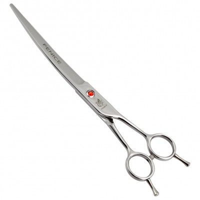 7'' 7.5'' 8 Inch Professional Pet Scissors Curved Blade Shears Dog Grooming Tools