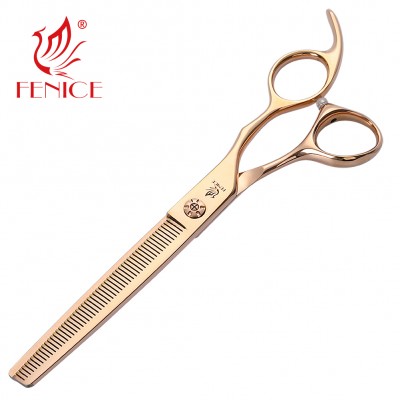 Rose Gold 6.5'' 7 Inch Dog Cat Thinning Shears Grooming Kit Pet Groomer Scissors