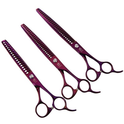 Fenice JP440C Steel 7 Inch 7.5 Inch Cat Dog Professional Scissors for Pet Grooming